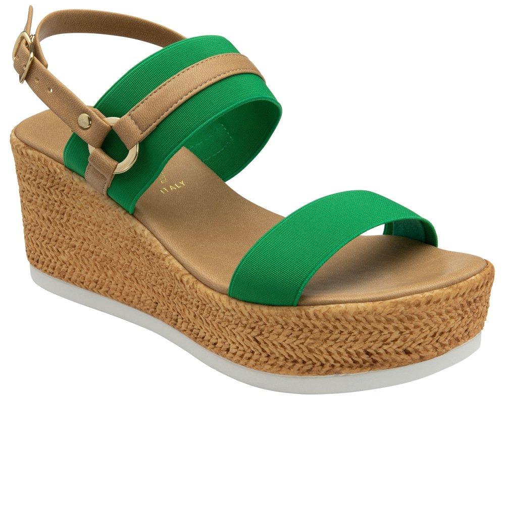 Green Wedge sandals for Women Lyst Canada
