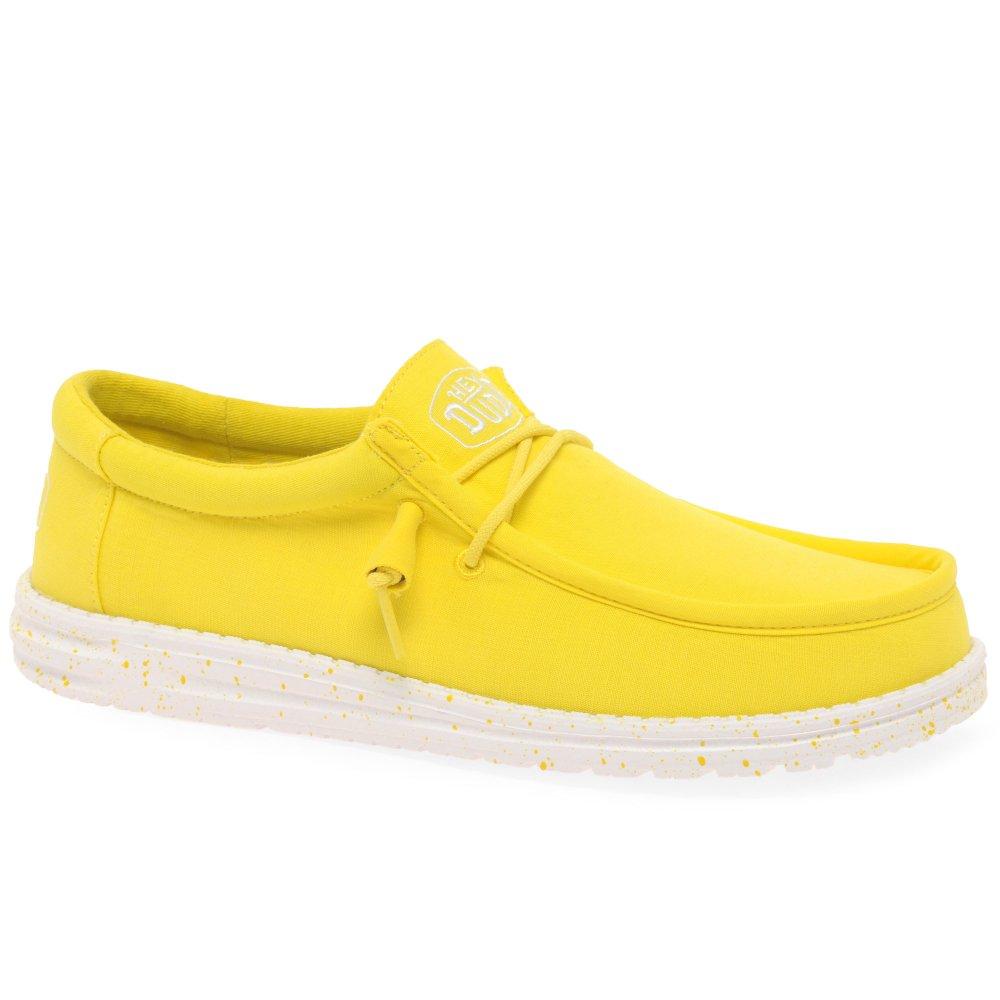 Yellow hey dude best sale shoes