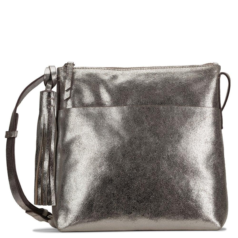Clarks Silver Leather Bag Sweden, SAVE 57% - fearthemecca.com