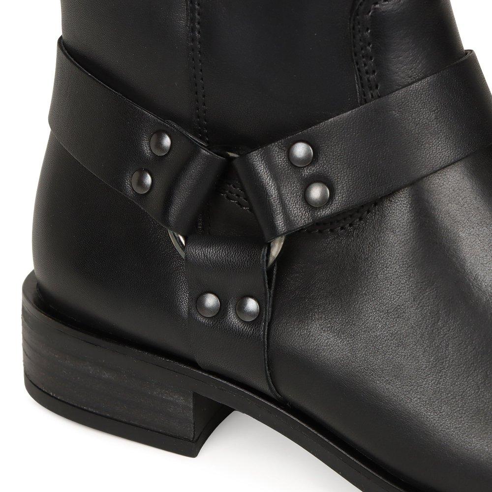 Paul Green Paul Arlo Biker Boots Leather in Black Lyst UK
