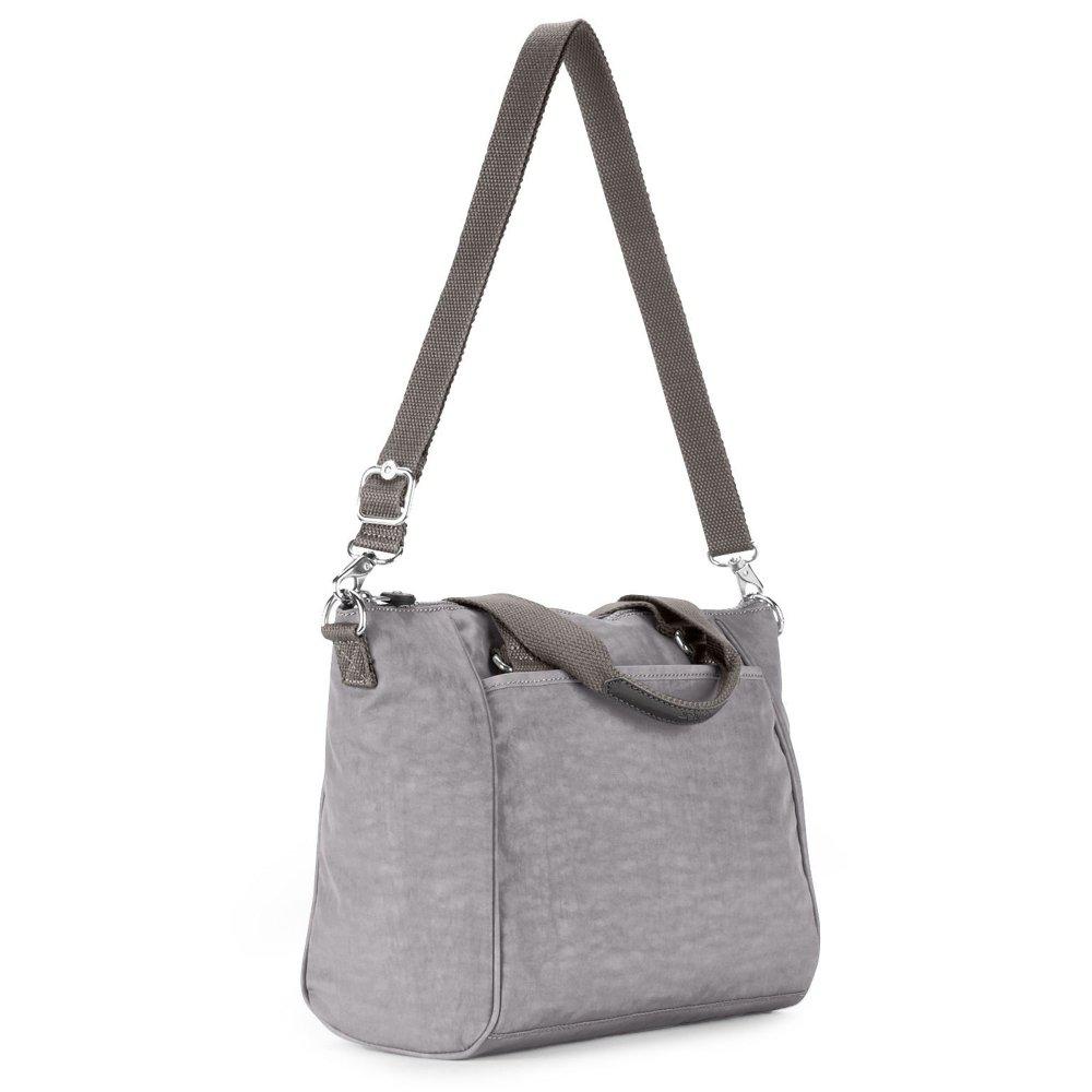Kipling Amiel Womens Canvas Handbag in Cool Grey (Grey) - Lyst