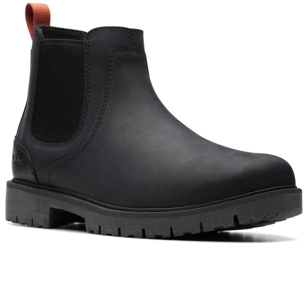 Clarks Rossdale Top Chelsea Boots in Black for Men Lyst UK