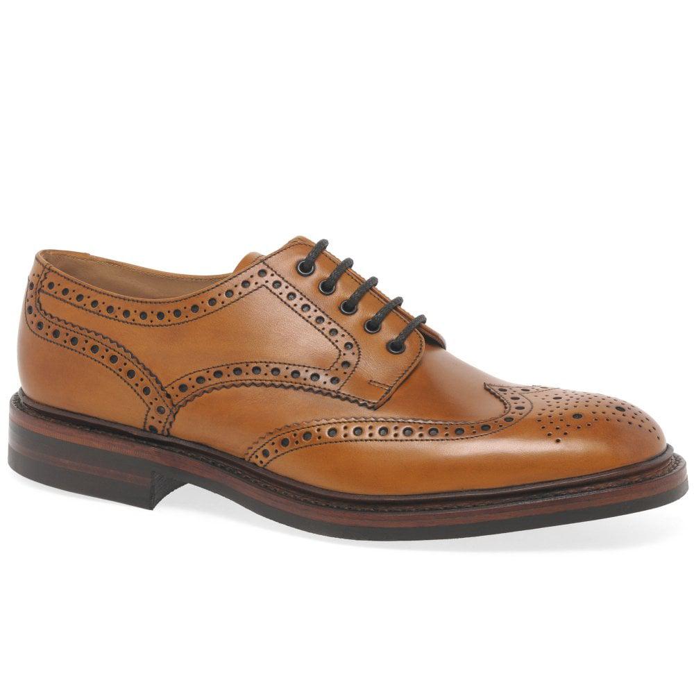 Loake Chester Dainite Mens Tan Leather Brogues in Brown for Men - Save ...