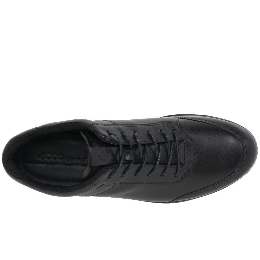 mens black smart casual trainers
