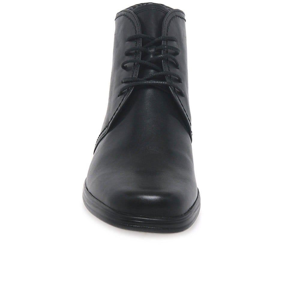Gabor Elaine Womens Leather Lace-up Ankle Boots in Black - Lyst