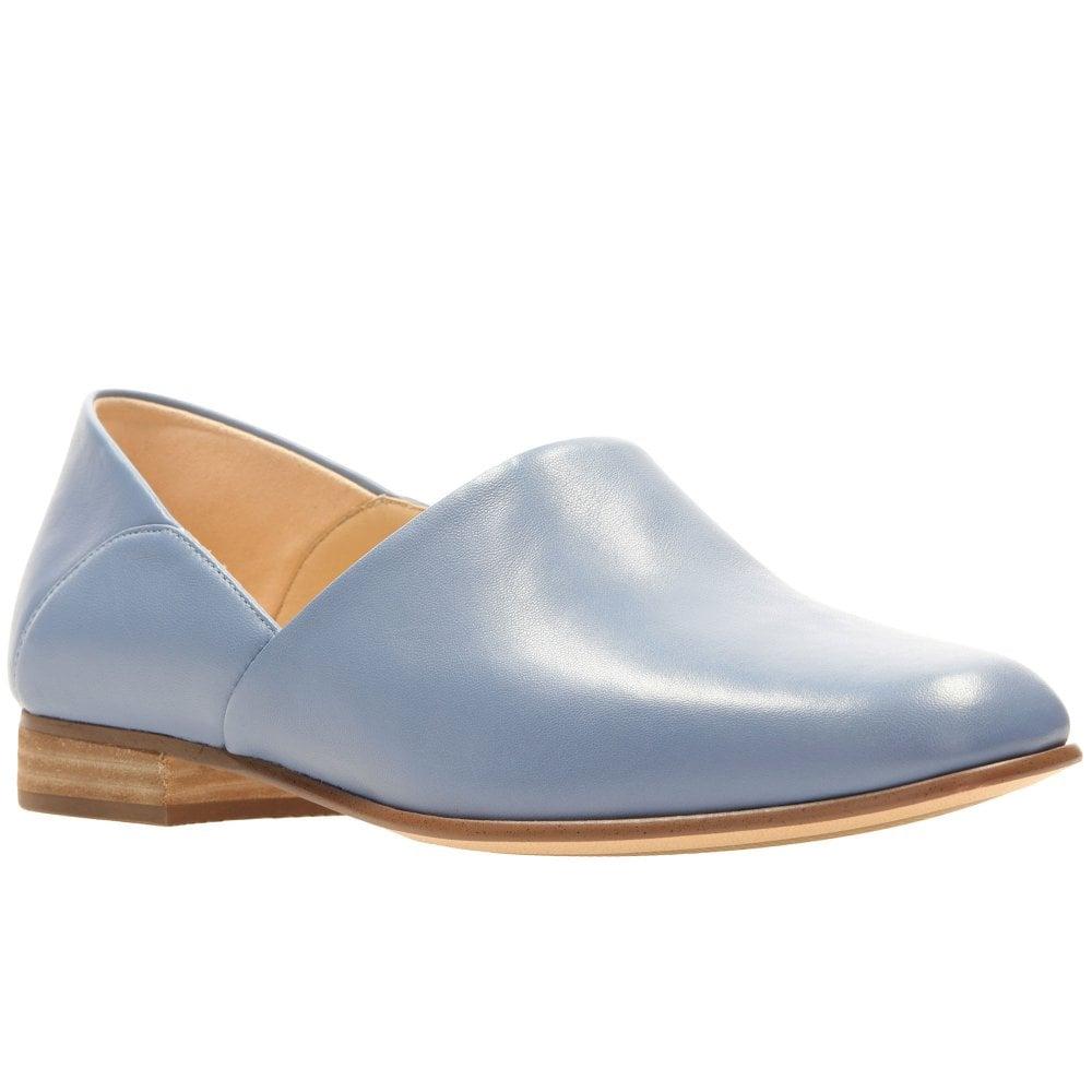 clarks pure tone blue leather