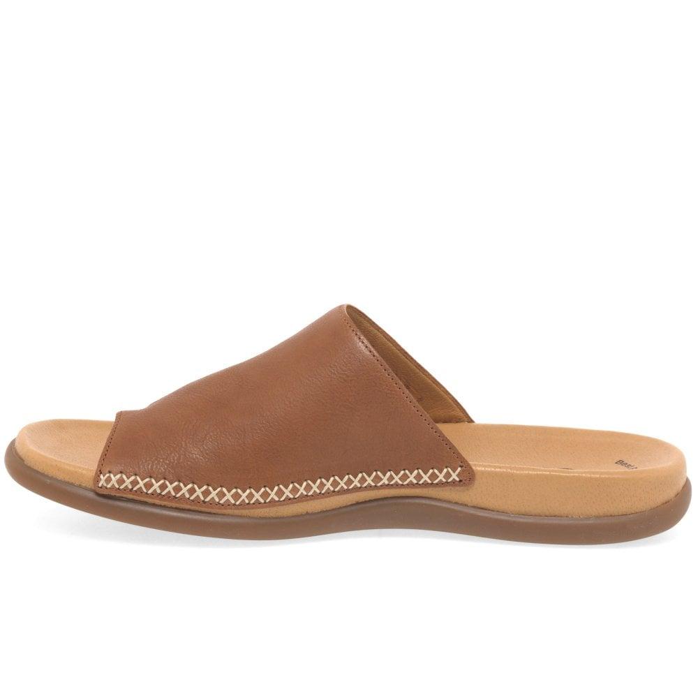 gabor lanzarote ladies leather toe post sandals