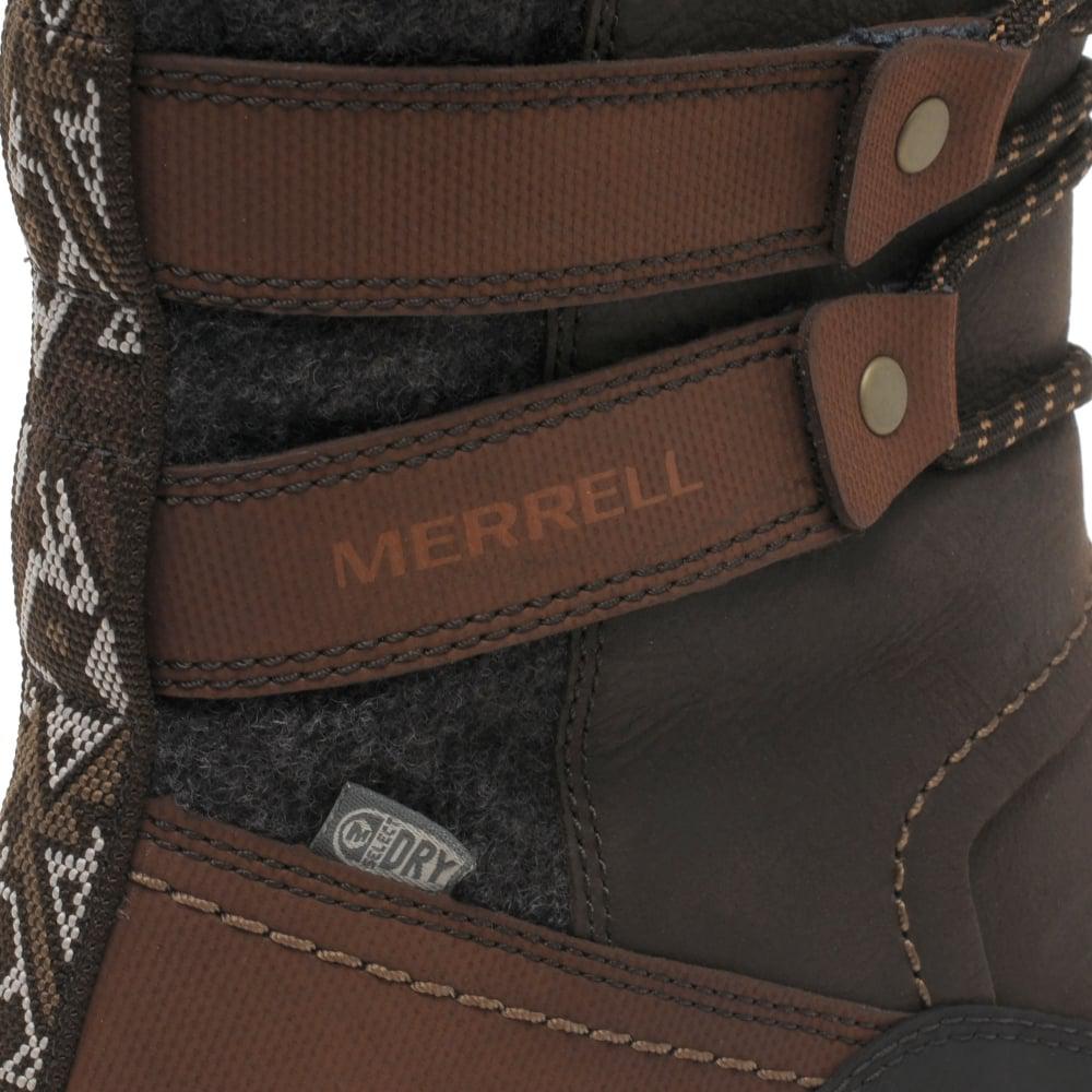 Merrell Leather Sylva Tall Womens Waterproof Boots - Lyst