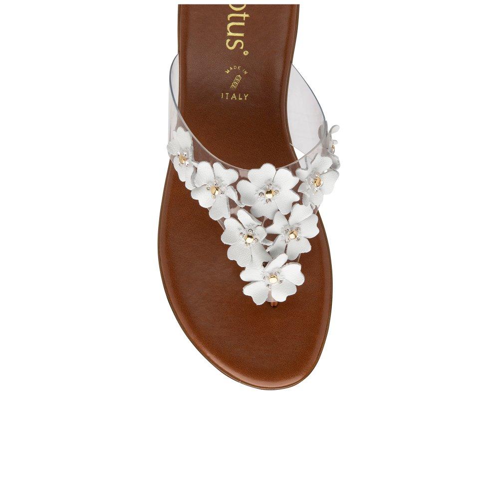 Lotus Brittany Toe Post Sandals in Brown | Lyst UK