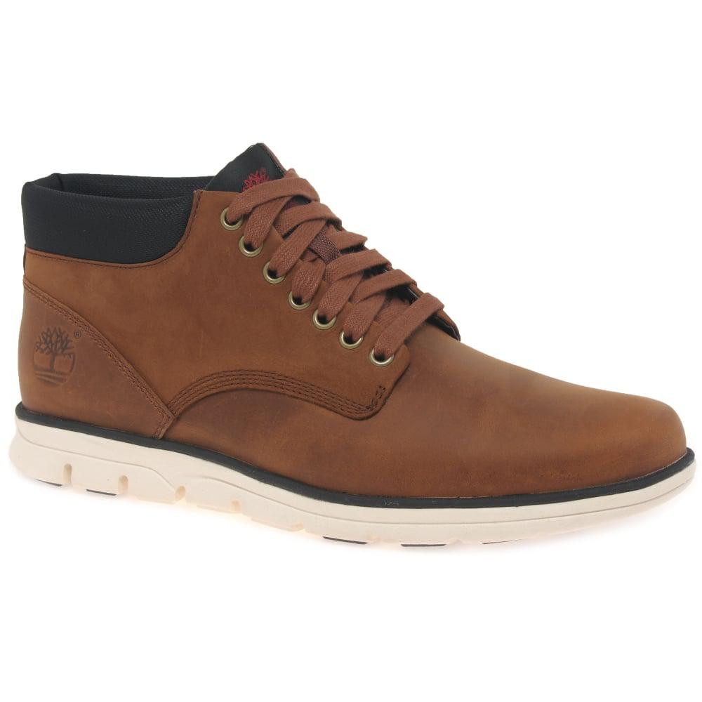 timberland bradstreet chukka red brown