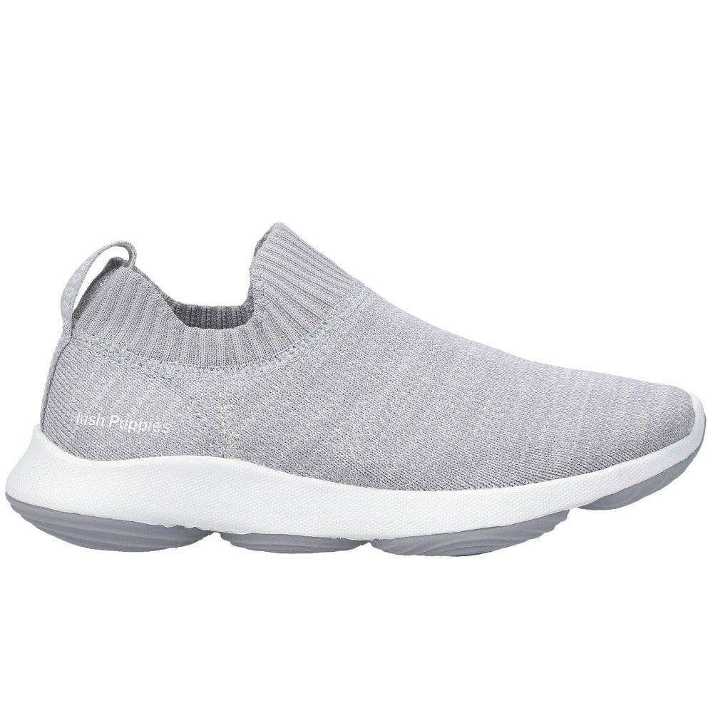 Hush Puppies Womens Slip On Trainers 38 Grey Cool Grey Heather Grey Hush Puppies Womens Slip On Trainers 38 Grey Cool Grey Heather Grey