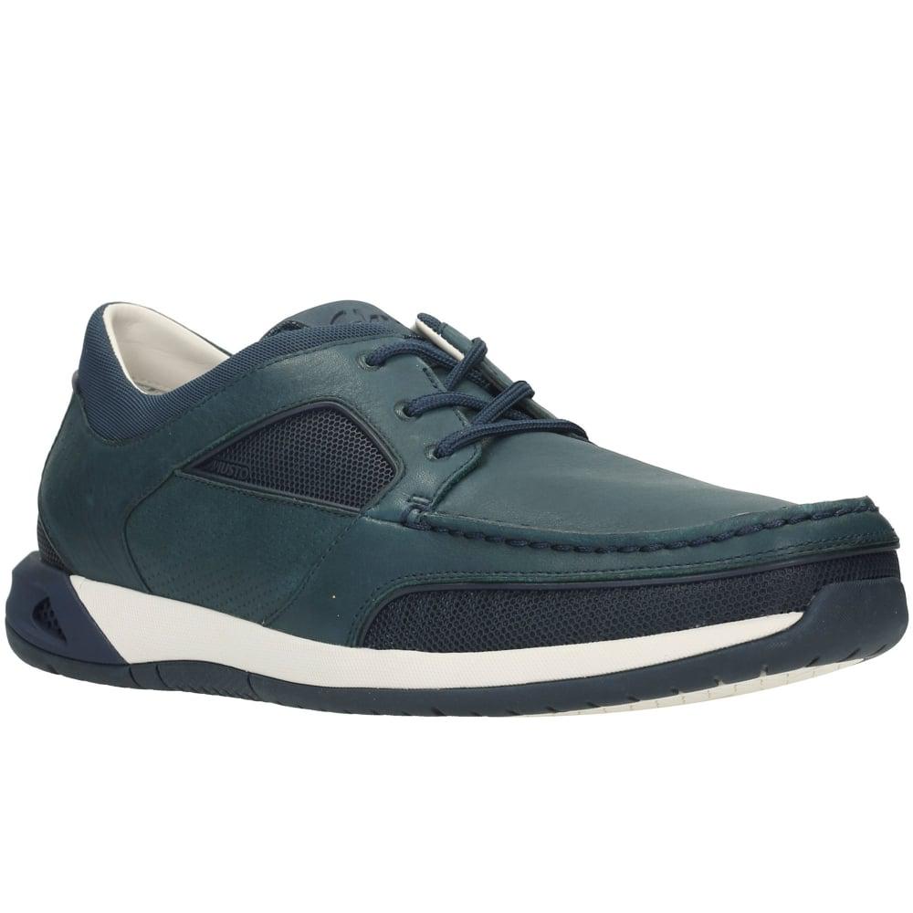clarks men's ormand sail leather casual loafers & moccasins