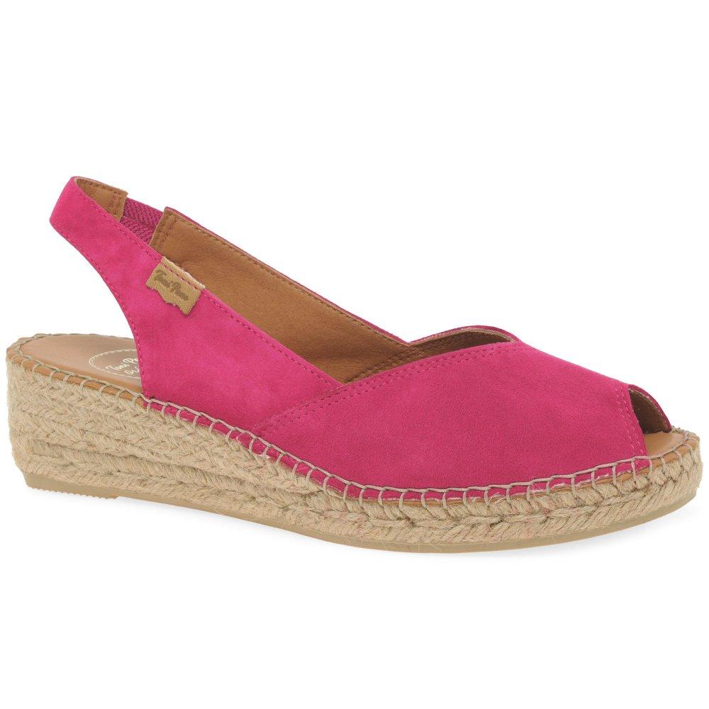 Toni Pons Bernia Wedge Heel Espadrilles Sandals in Pink | Lyst UK