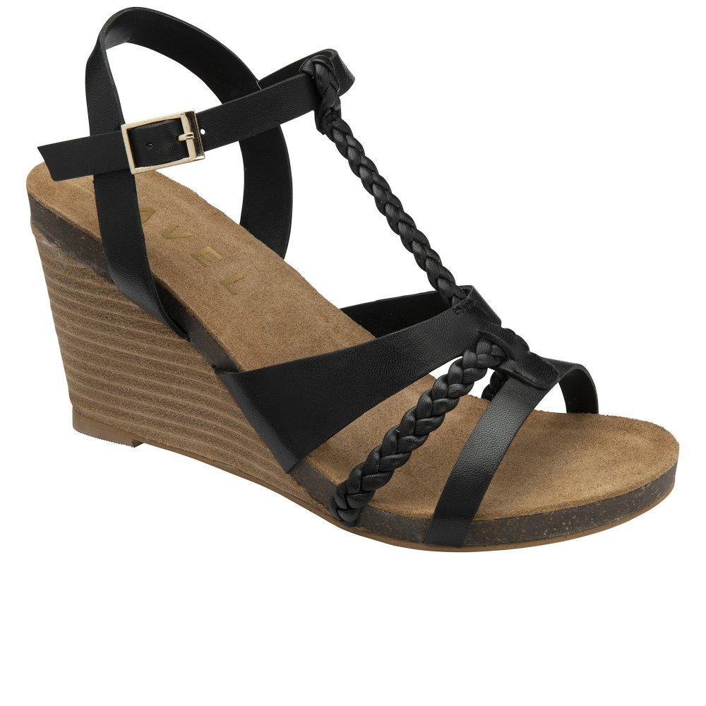 Ravel Ardo Wedge Sandals in Black Lyst UK