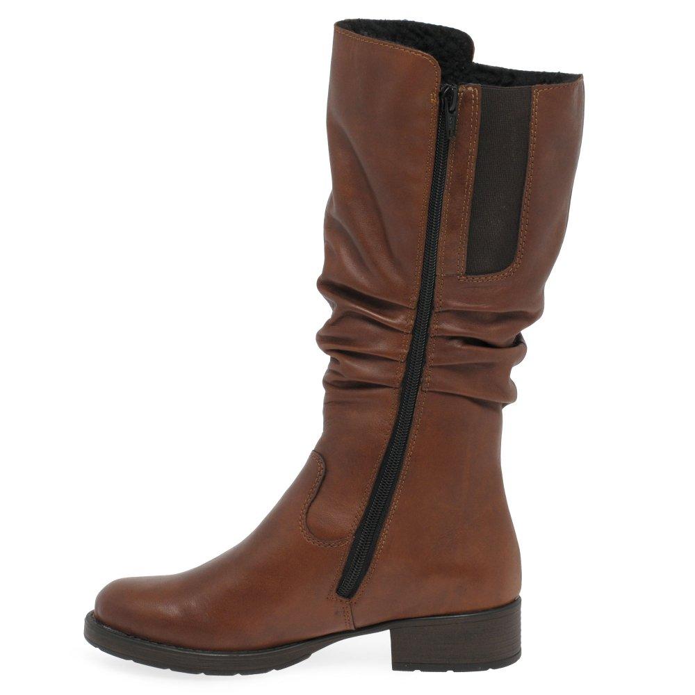 Rieker calf cheap length boots