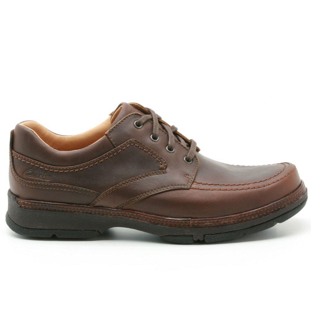 clarks brown leather star stride extra wide shoes