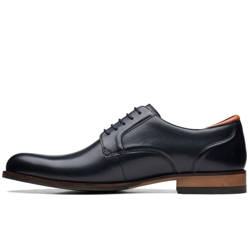 Clarks Craft Arlo Lace Up Shoes in Blue for Men | Lyst UK