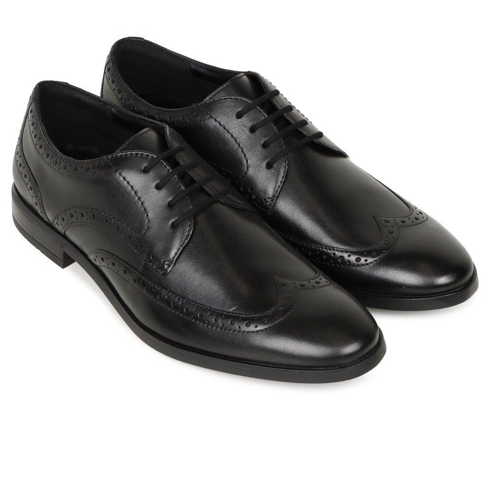 Clarks Brandon Limit Brogues in Black for Men Lyst UK