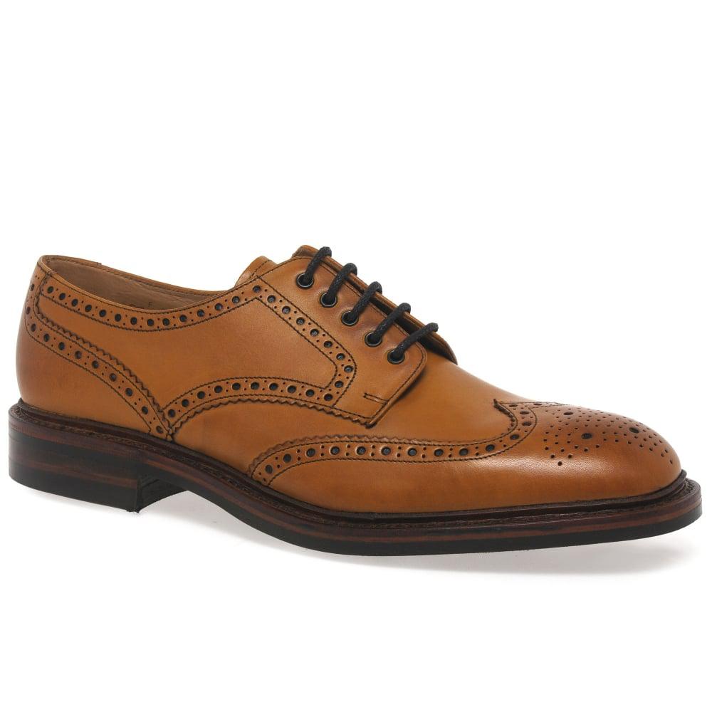 Lyst - Loake Chester Dainite Mens Tan Leather Brogues in Brown for Men