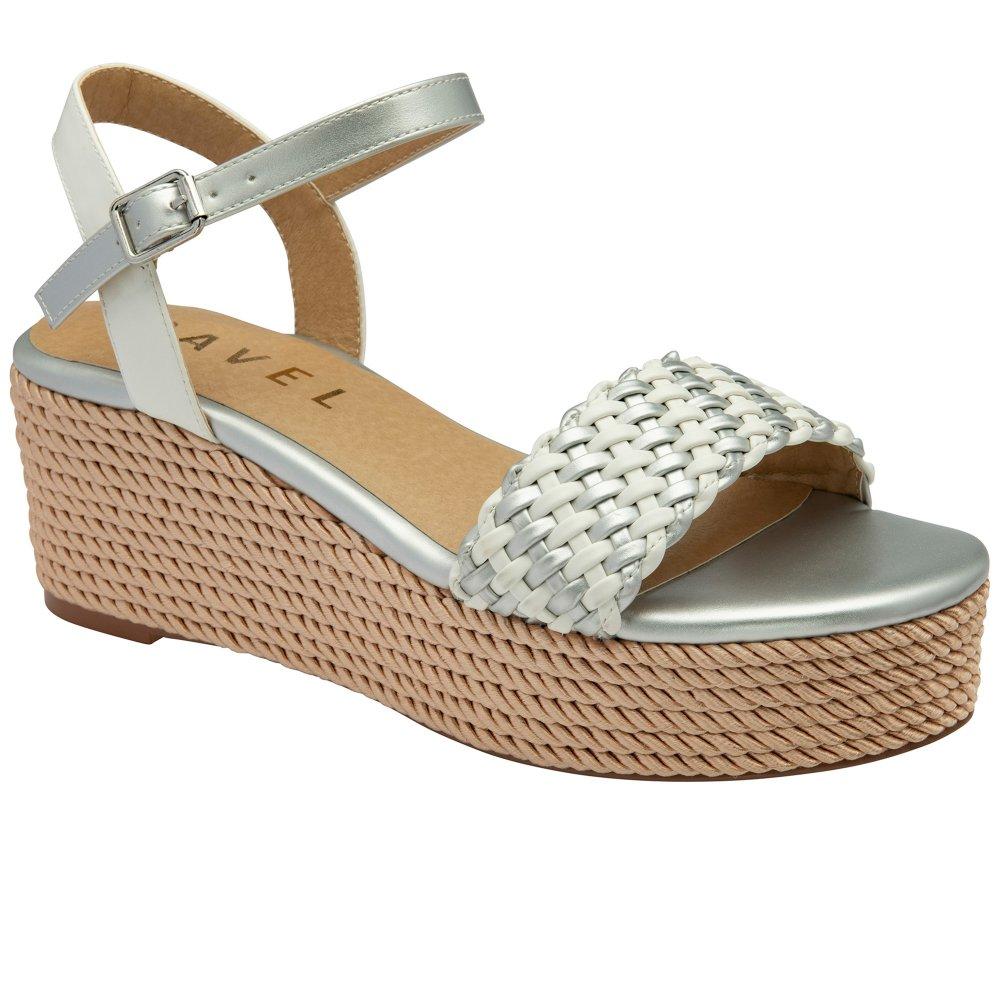 Ravel Kippen Wedge Sandals in Metallic Lyst UK