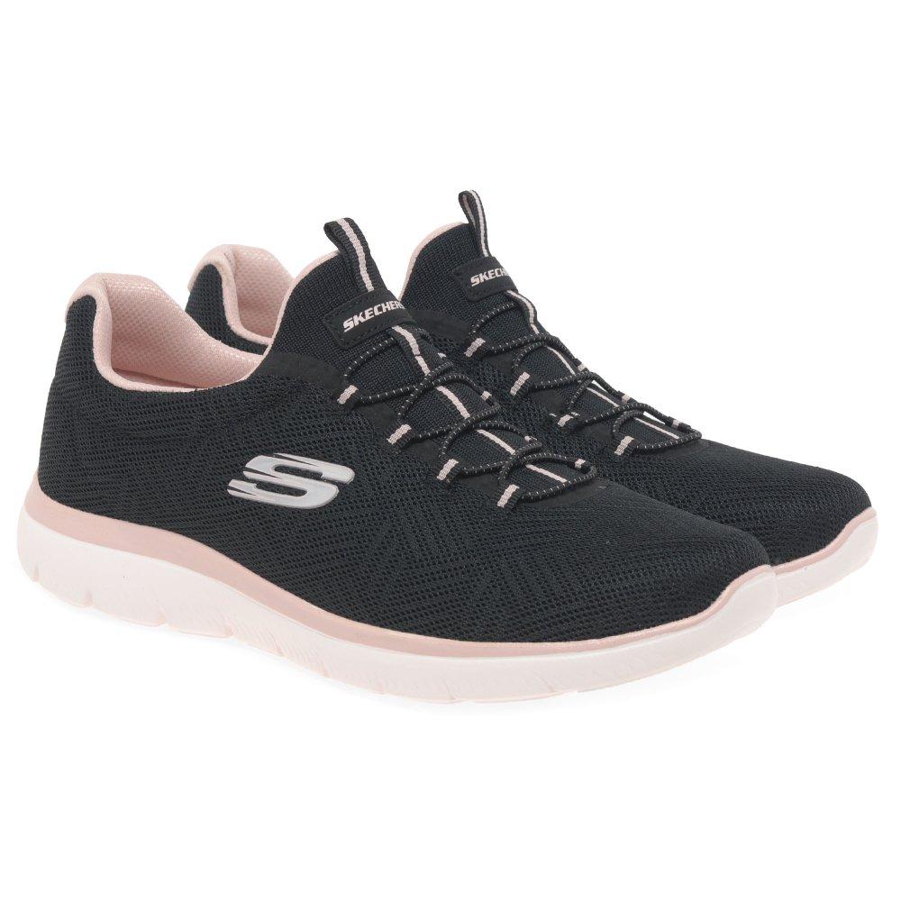 Skechers Summits Trainers in Black Lyst UK
