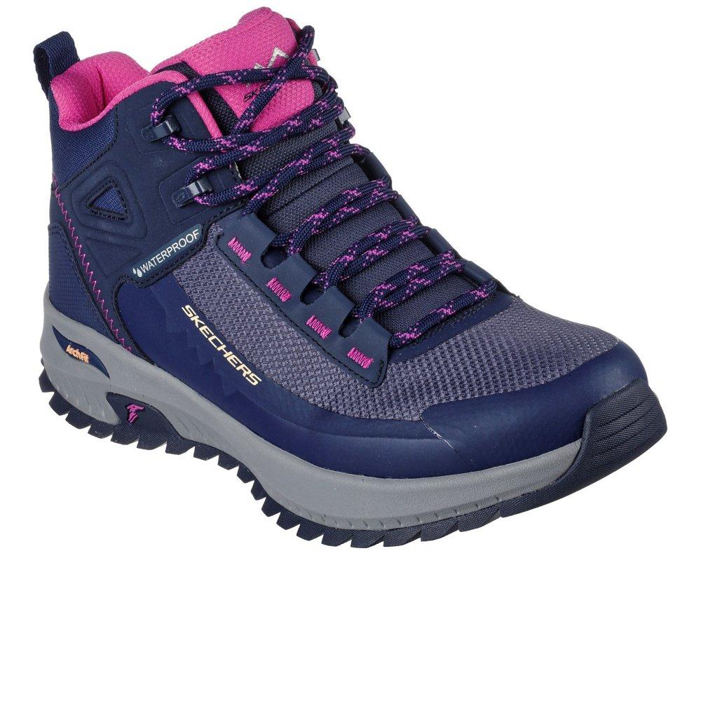 Skechers Arch Fit Discover Elevation Gain Hiking Boots In Blue Lyst skechers-arch-fit-discover-elevation-gain-hiking-boots-in-blue-lyst