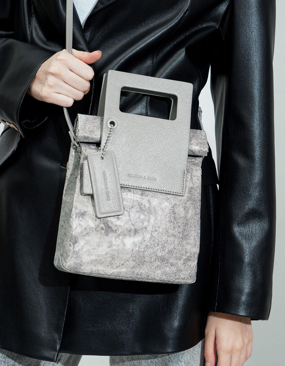 charles and keith gray bag