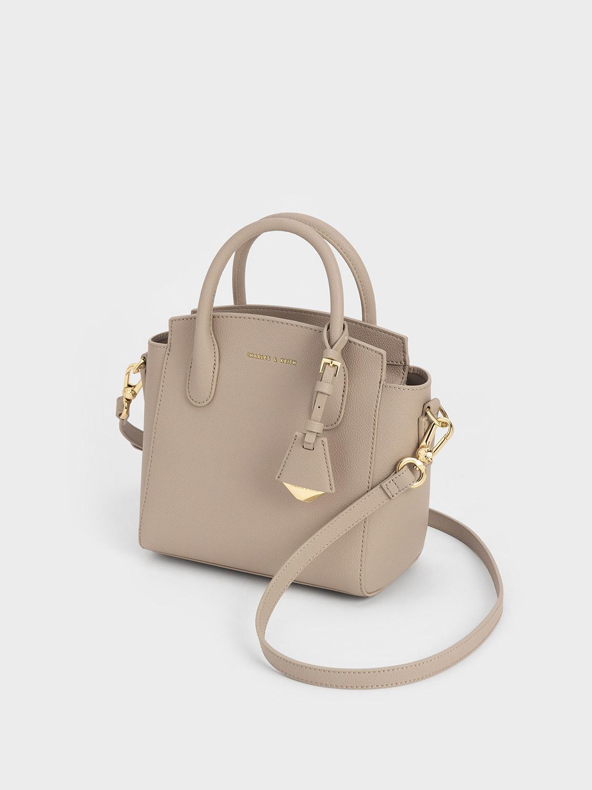 Charles and keith trapeze tote deals bag