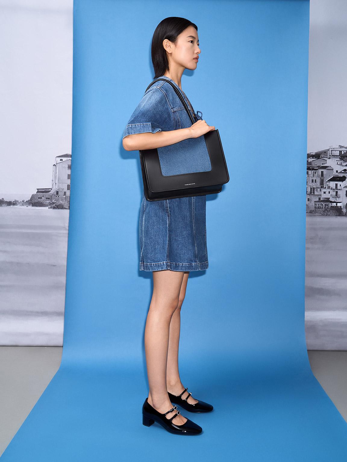 ★CHARLES&KEITH Mini Daylla Canvas Tote Bag/送料込 Tan Mini Daylla Canvas Tote Bag - CHARLES & KEITH CA