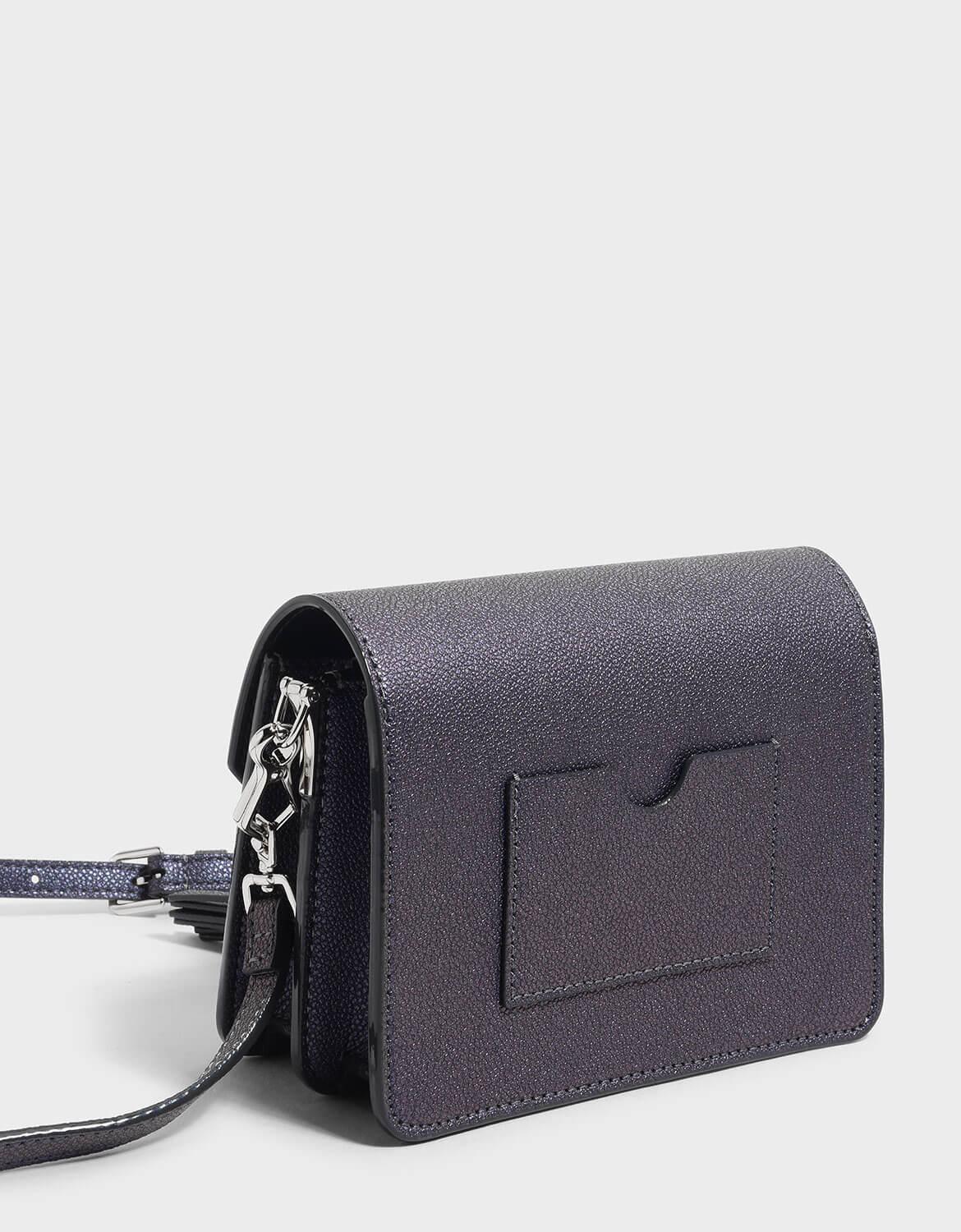 charles and keith tassel detail crossbody bag