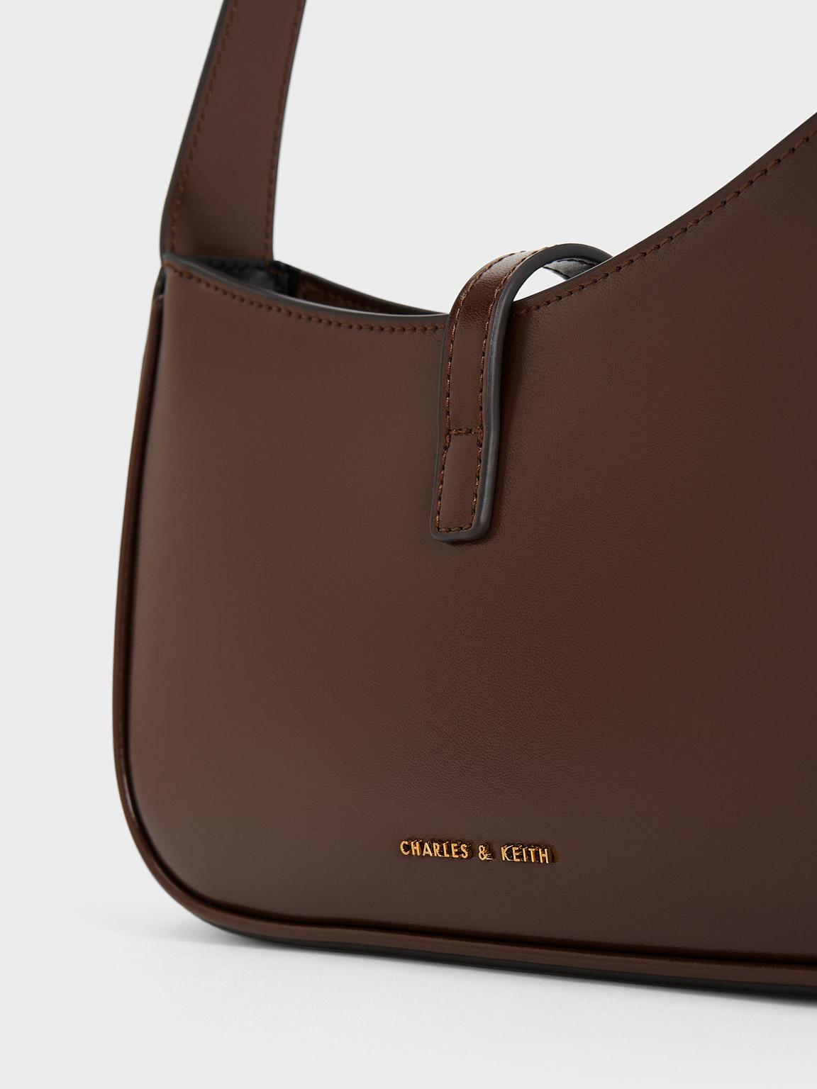 Crossbody Bag Charles And Keith Bag Brown Charles Keith Cesia