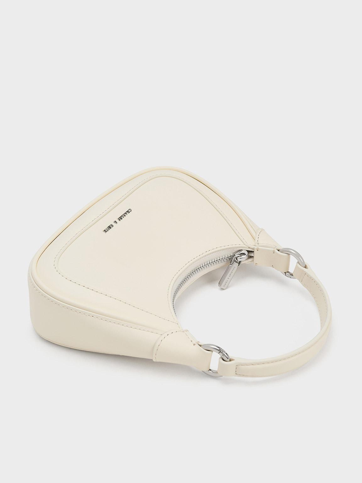 Charles & Keith Gift Set: Mini Hobo Bag in Natural