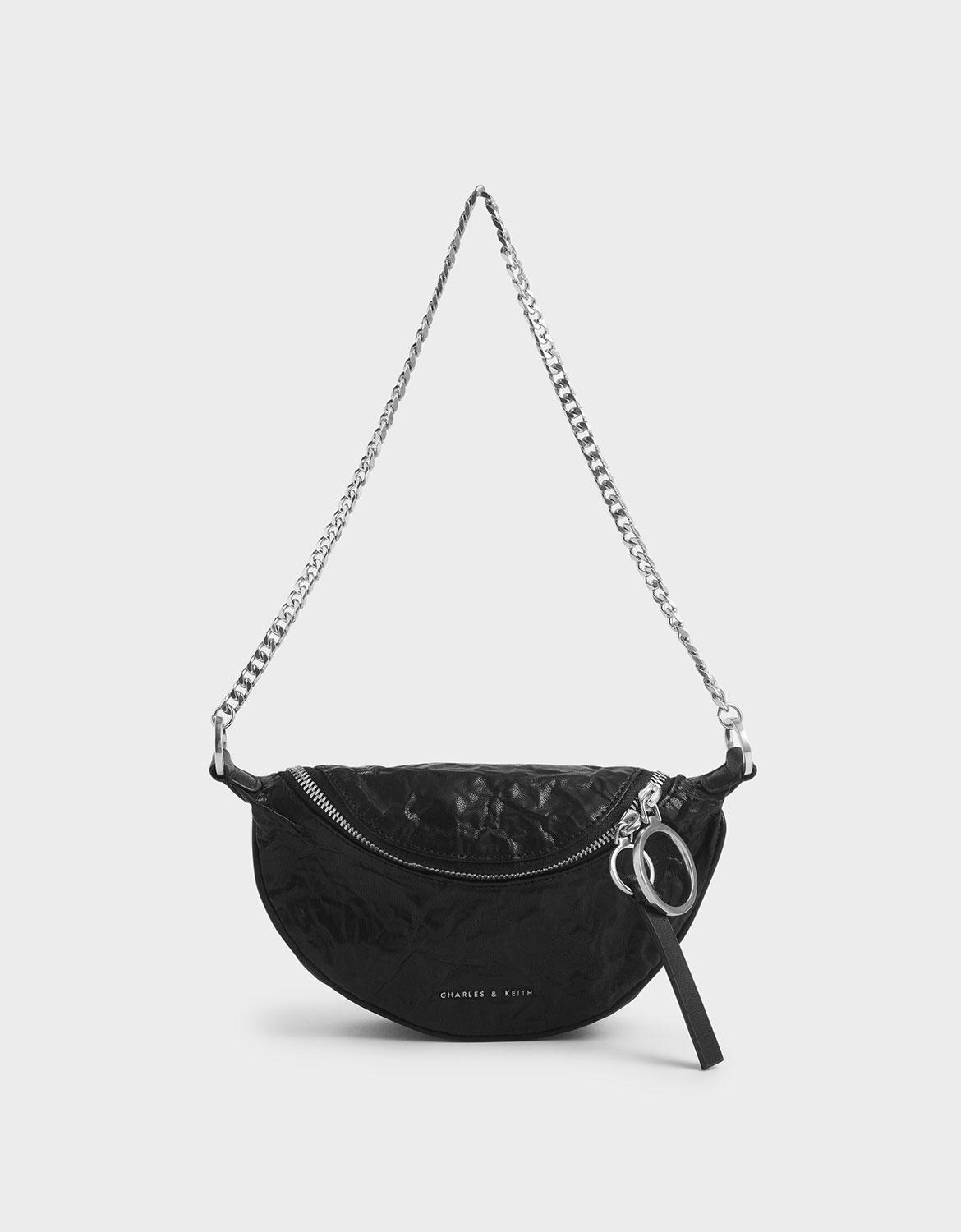 charles and keith wrinkled bolsa