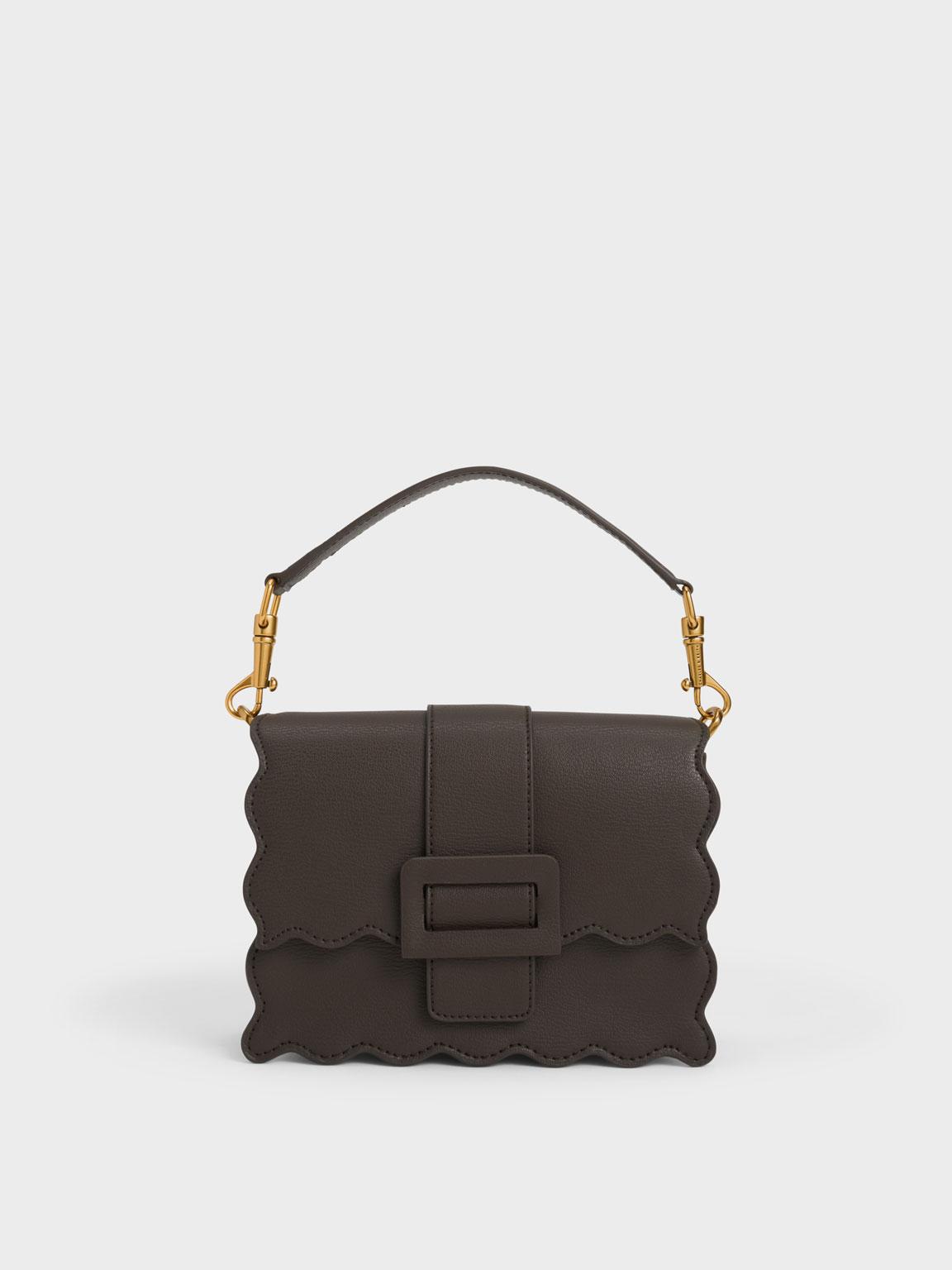 Moss Top Handle Trapeze Bag, CHARLES & KEITH