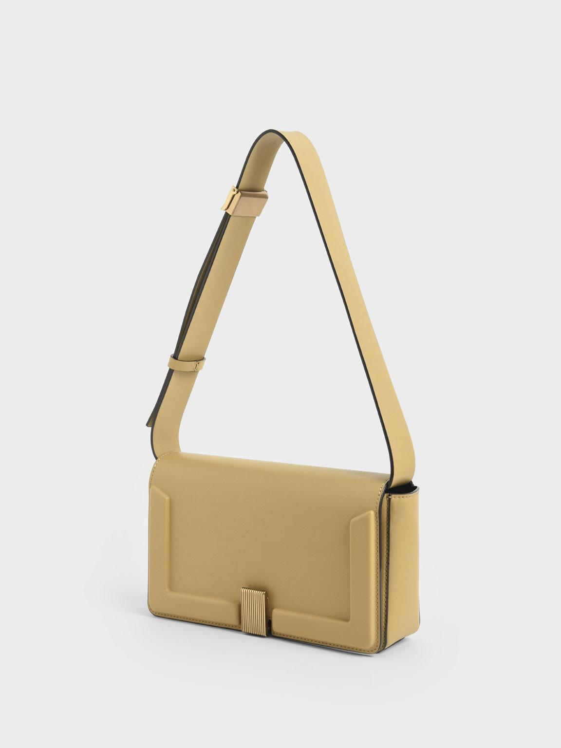 Edna Turn-lock Shoulder Bag