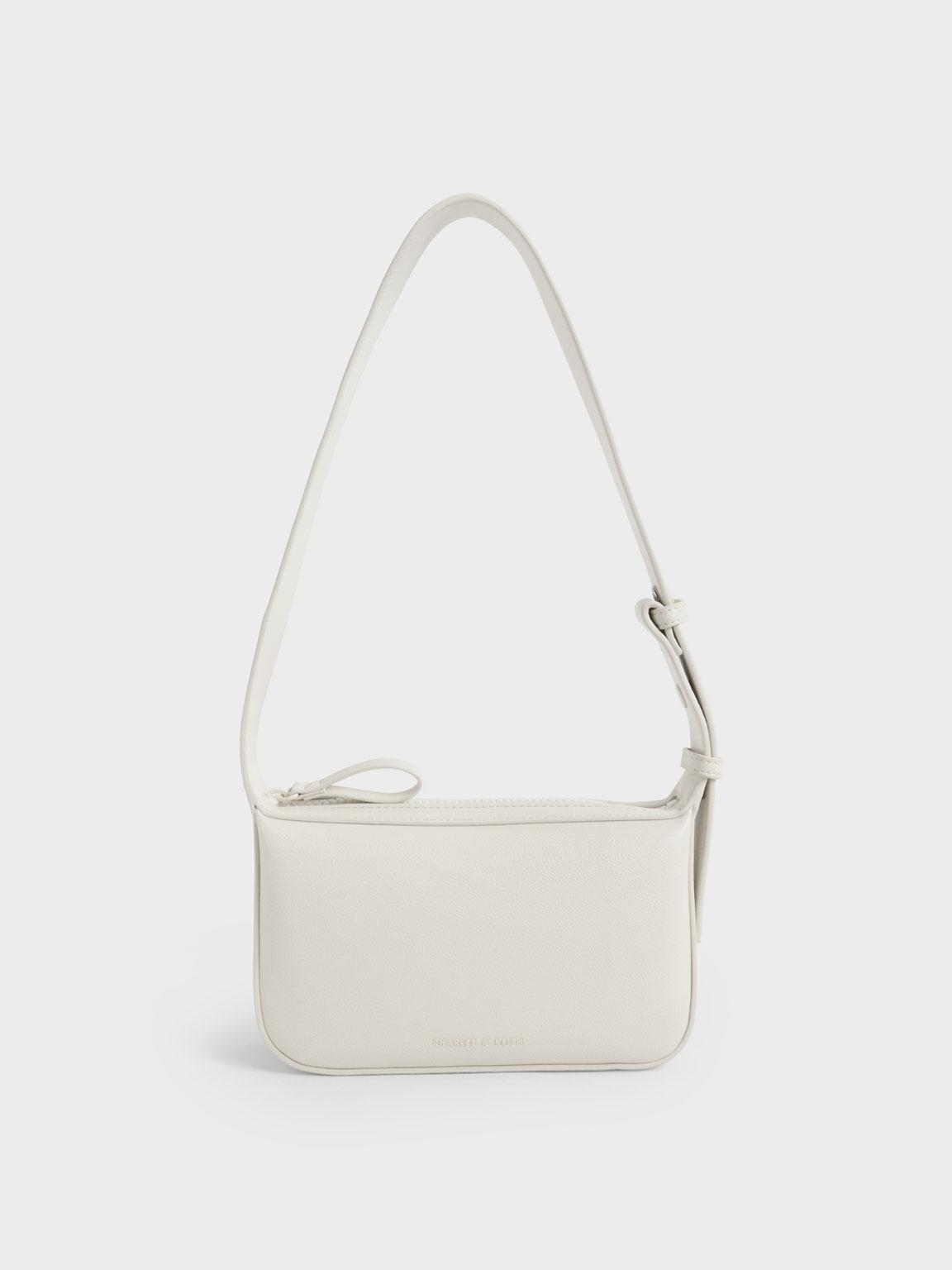 Charles & Keith Boxy Shoulder Bag in White Lyst