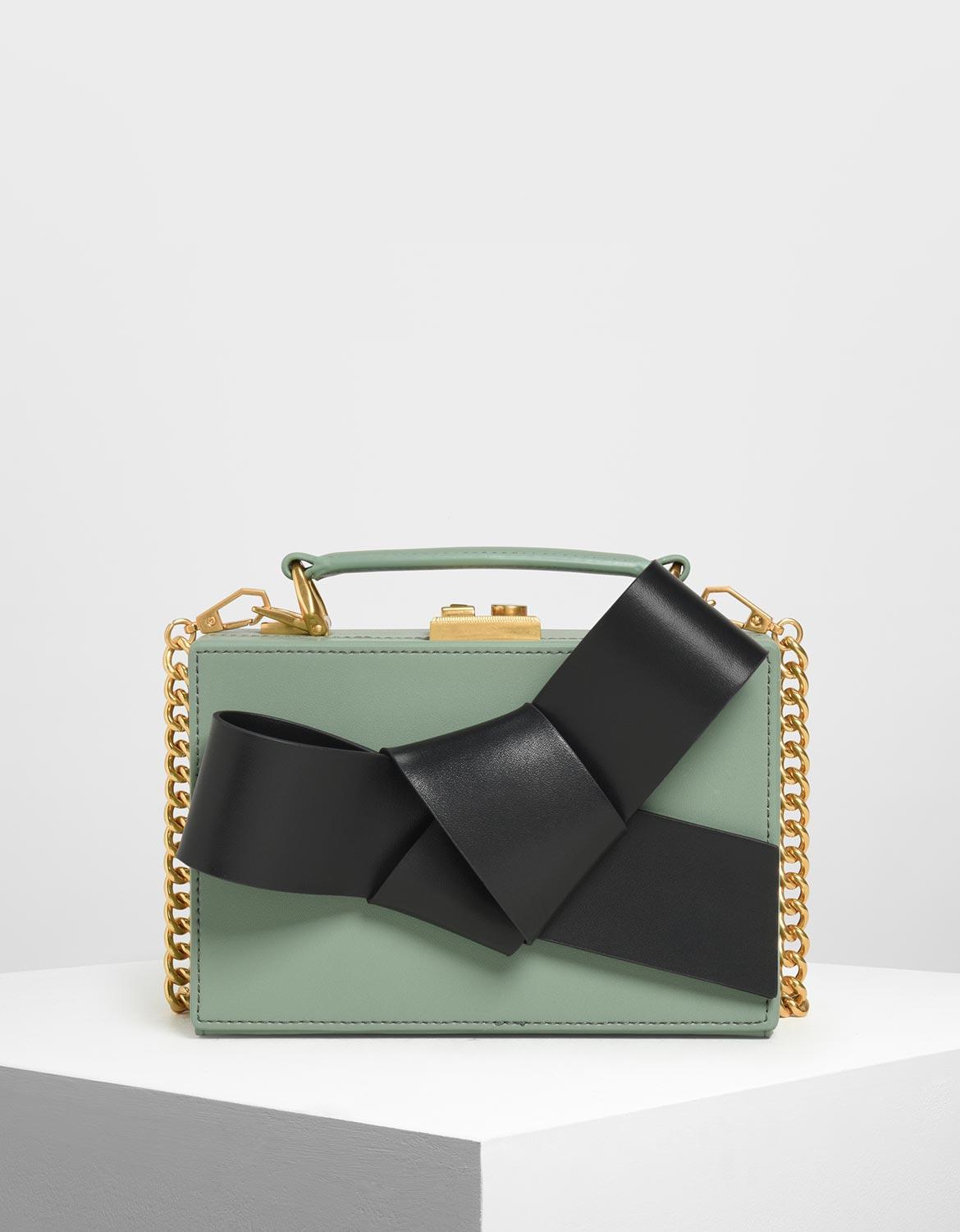 charles and keith green bag