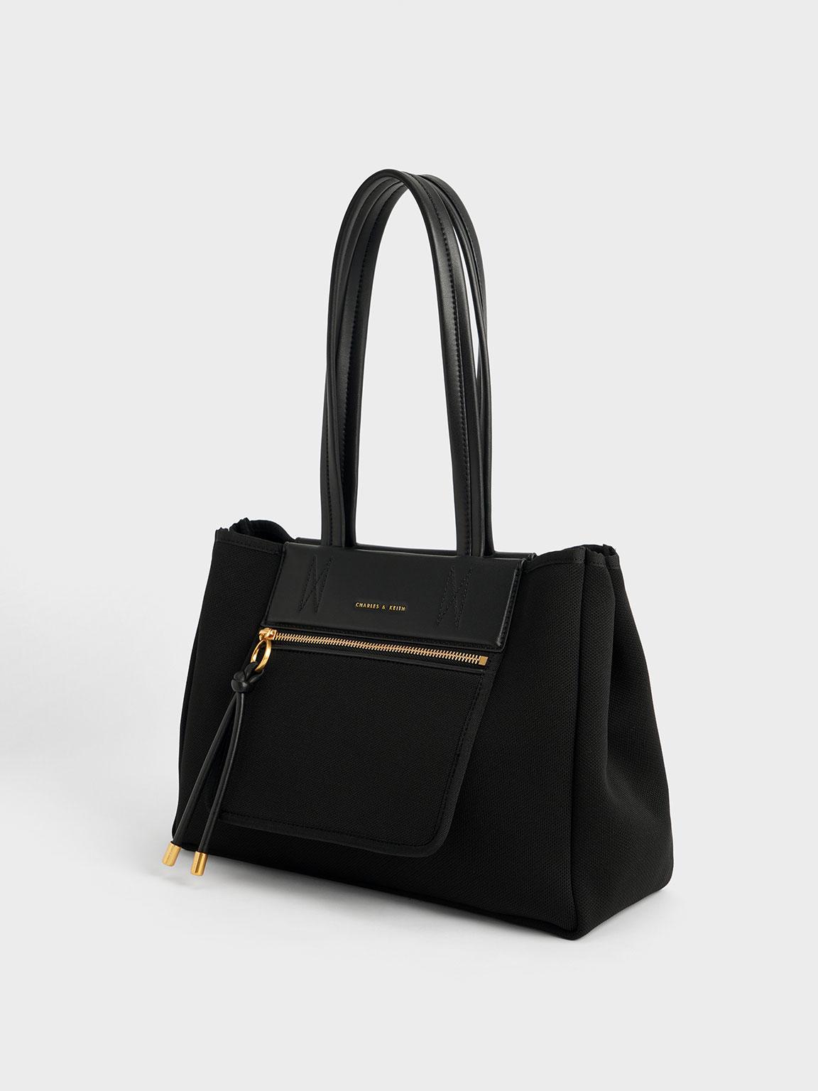 Charles & Keith Black Tote Bags for Women