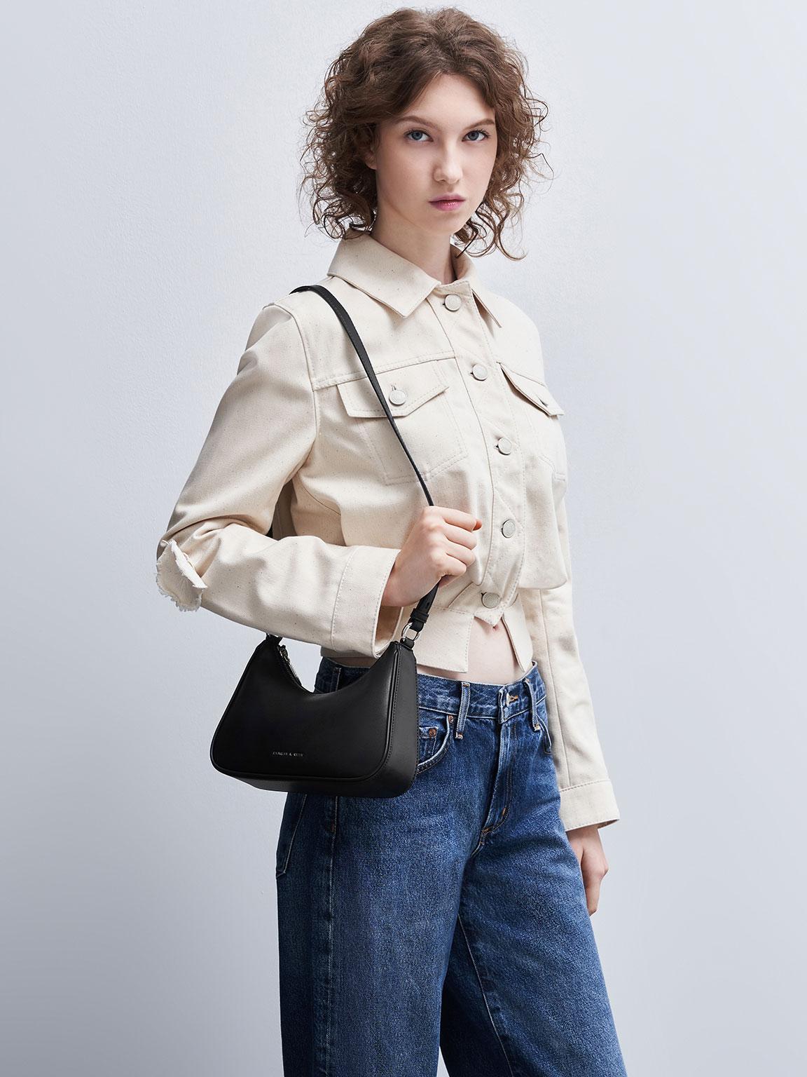 Trapeze Bag Handbag Lock And Key Designer Bag Metallic Cracked