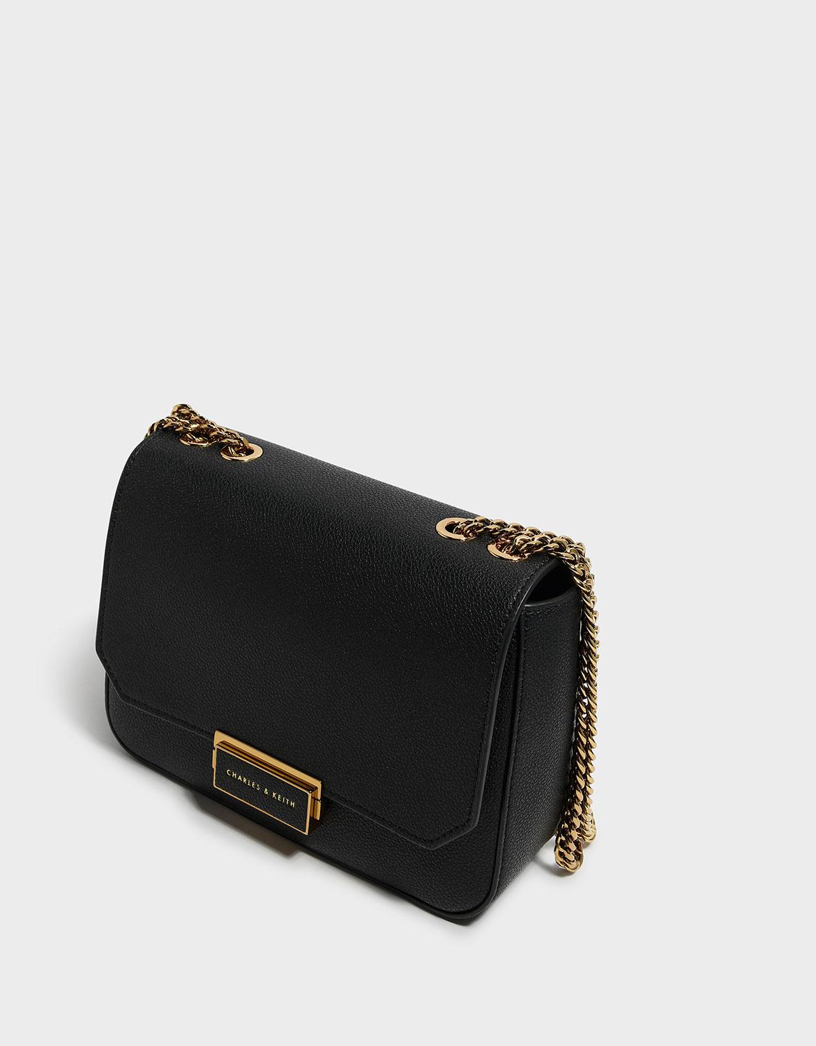 charles & keith black bag