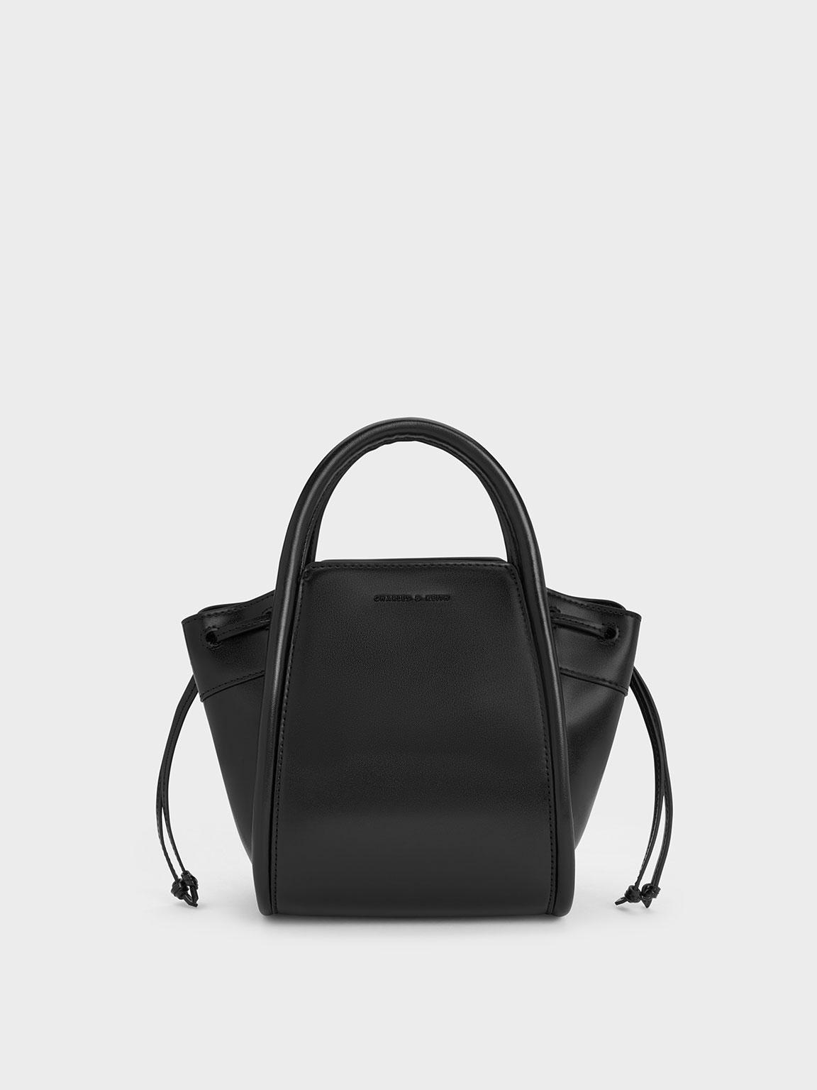 Charles & Keith Ashby Slouchy Tote Bag in Black | Lyst