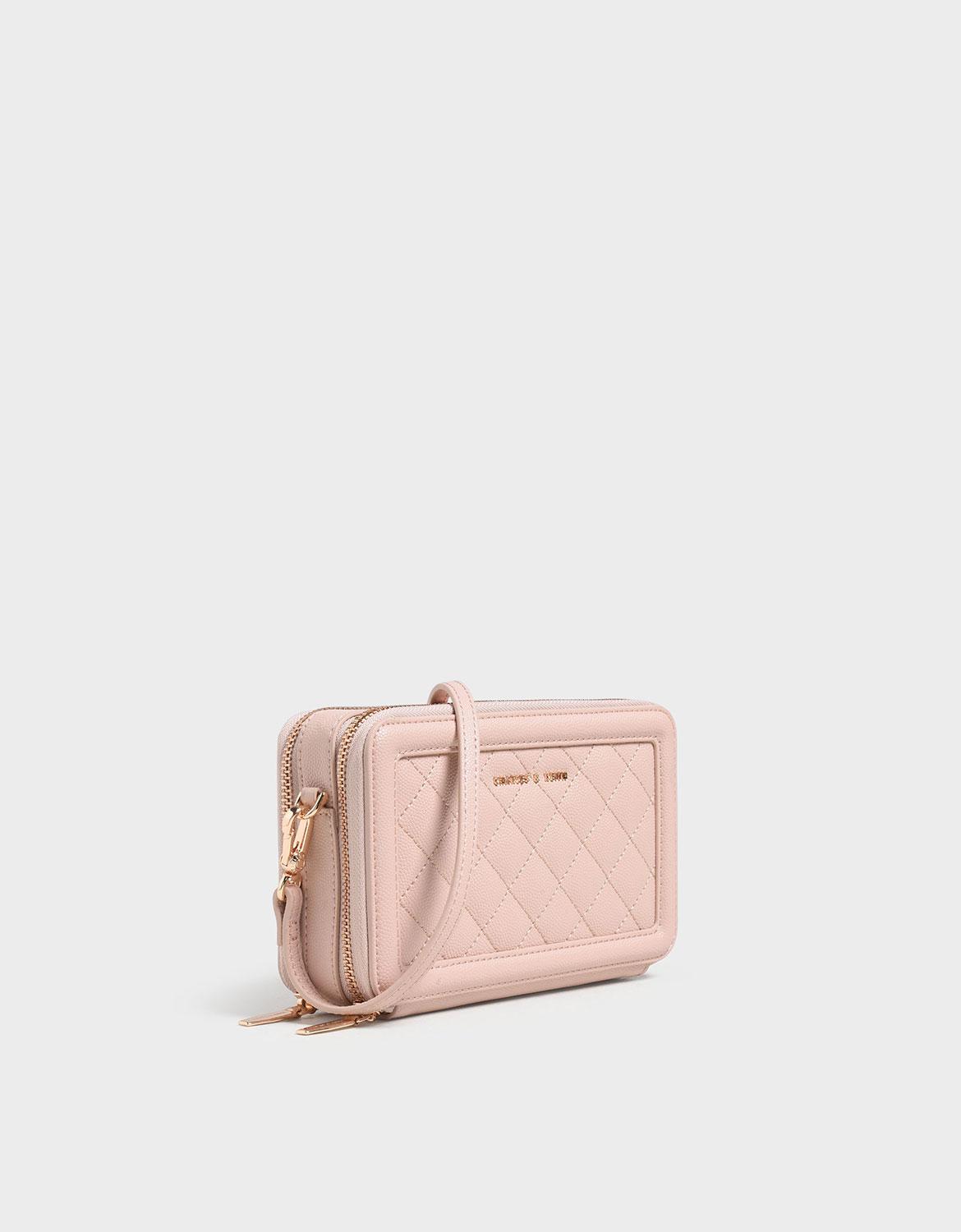 charles and keith pink wallet