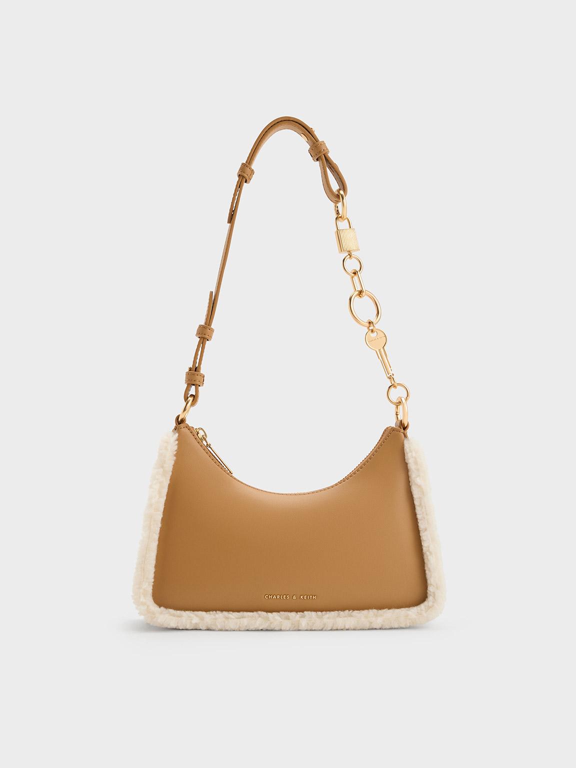 Charles and keith sales white sling bag