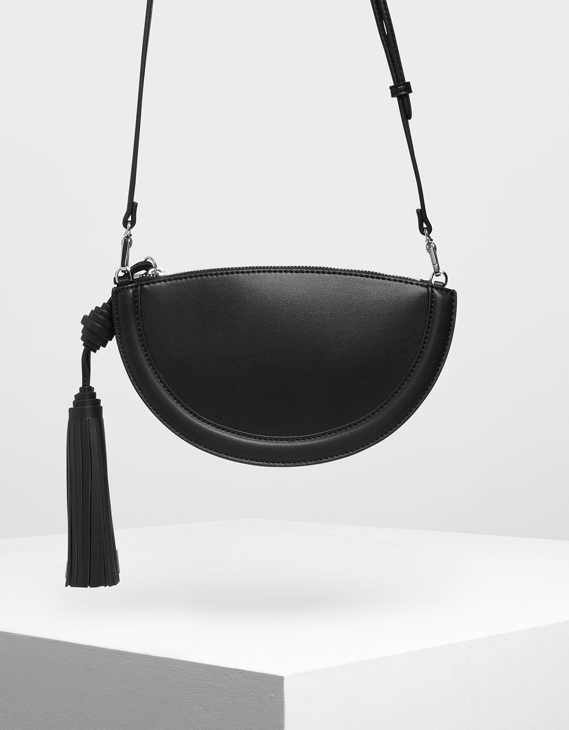 Charles and keith online half moon clutch