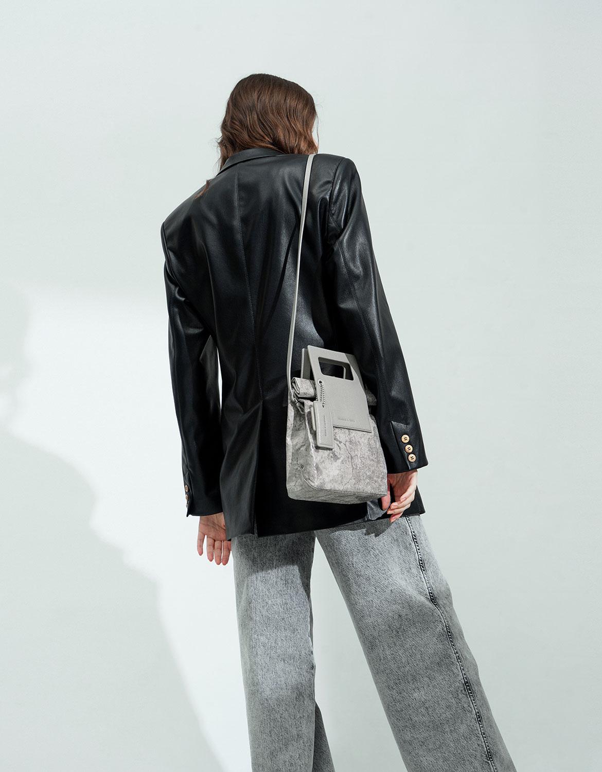 charles and keith gray bag
