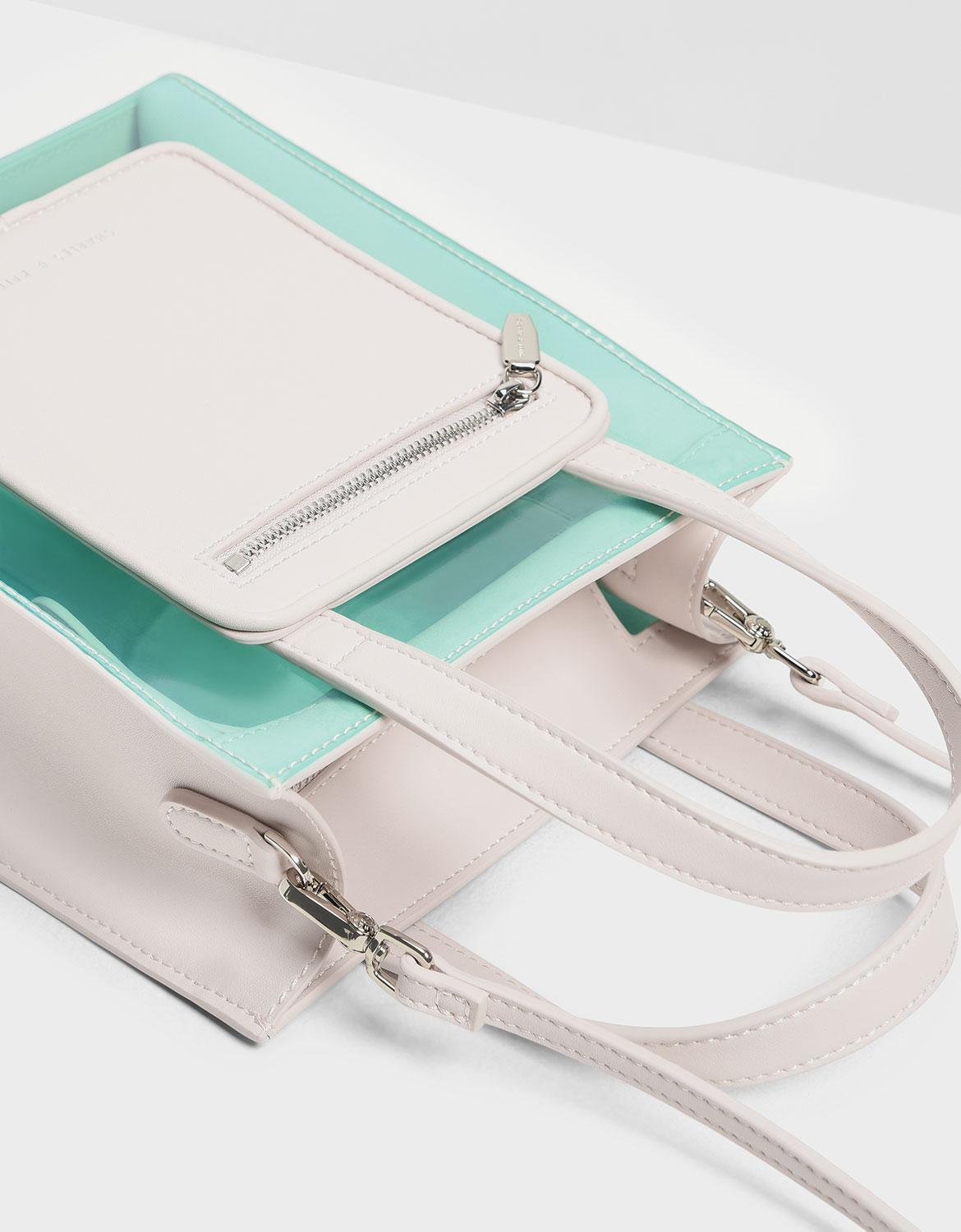 Charles & online keith transparent bag
