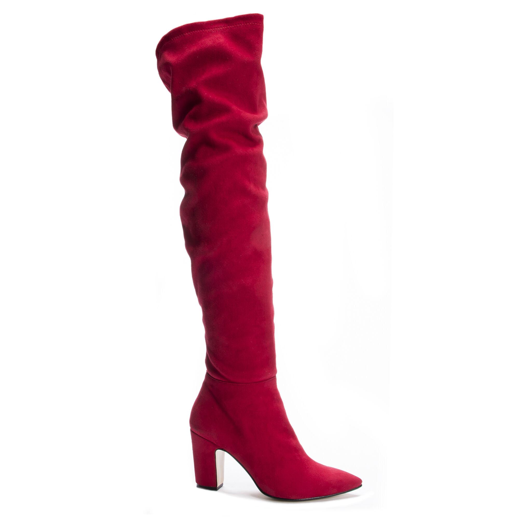 Chinese Laundry Rami Over The Knee Boot in Red Lyst