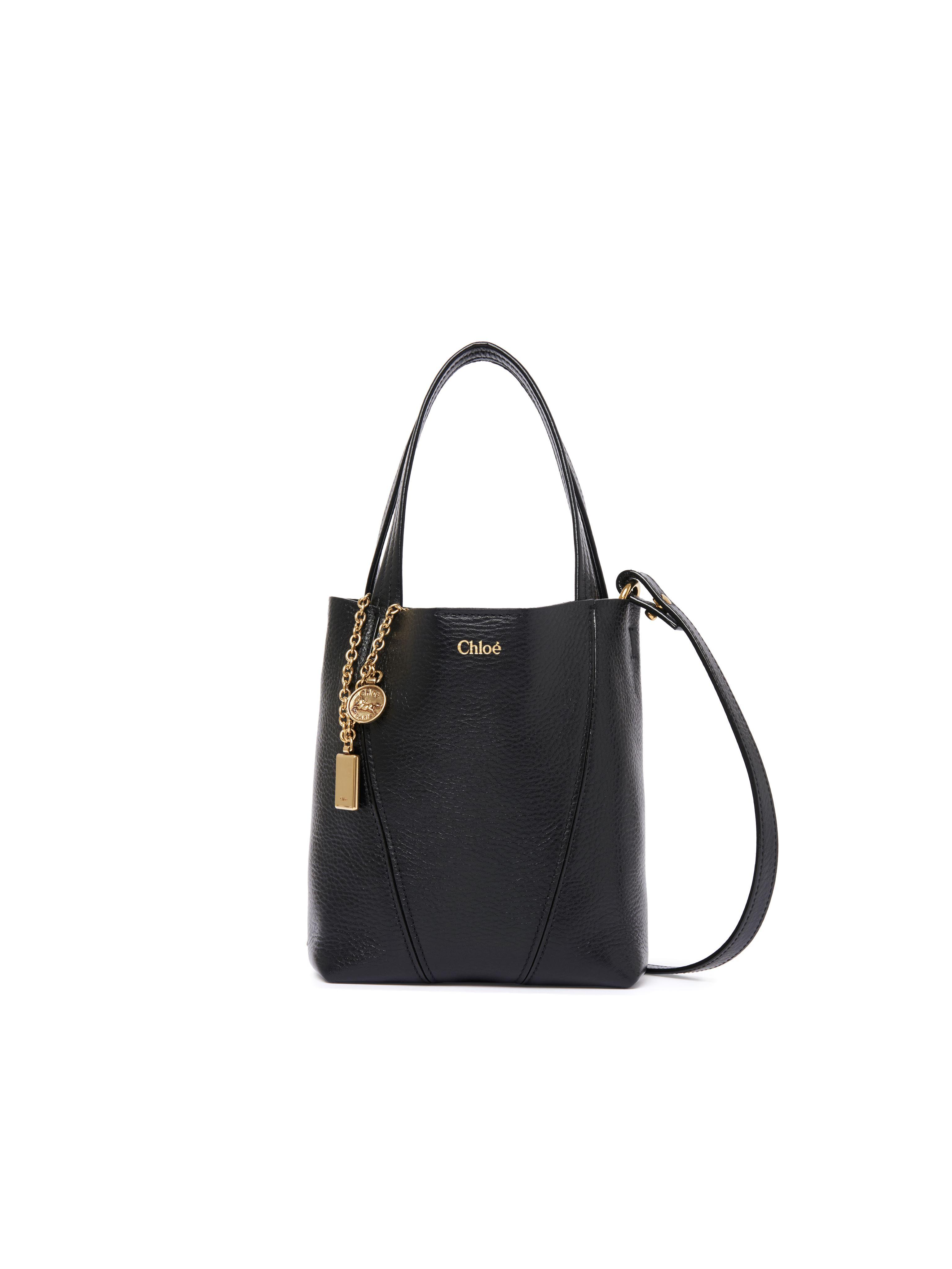 トートバッグ CHLOE CHLOE SPIN SMALL TOTE BAG IN GRAINY LEATHER Chloé Small Chloé Spin Tote Bag In Grained Leather | Chloé US