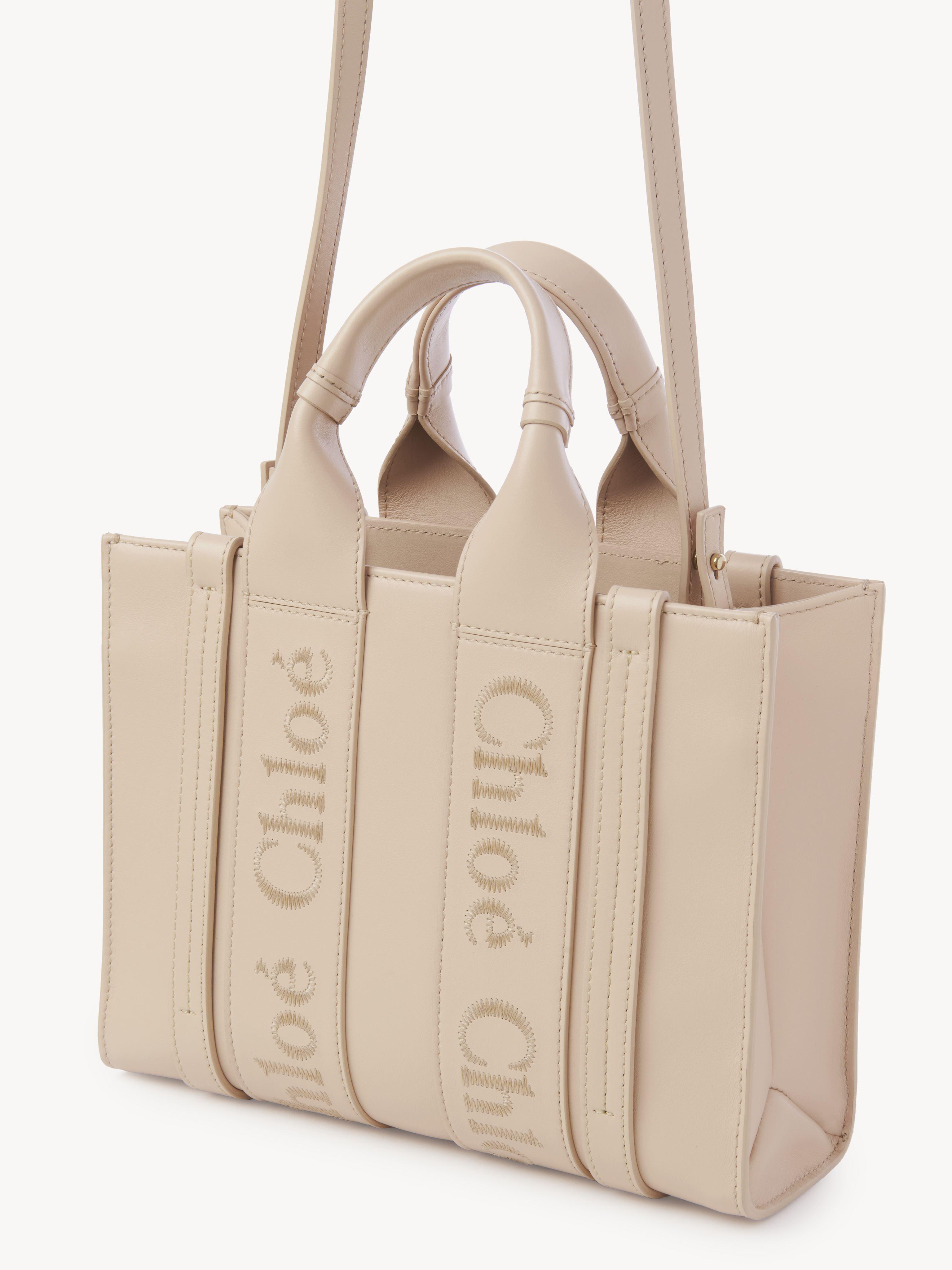 Chloé Small Woody Tote Bag in Natural | Lyst