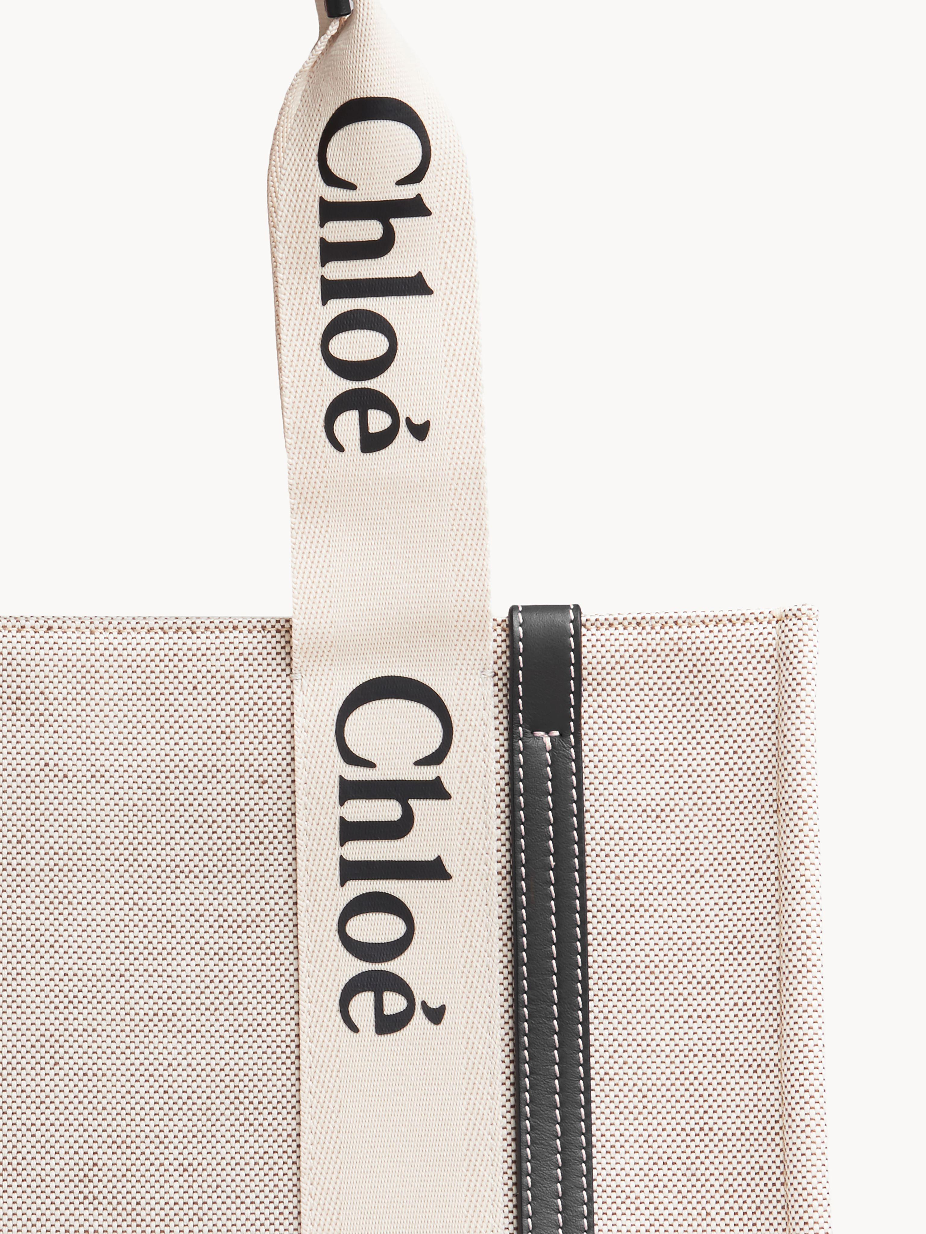 chloe woody tote bolsa medium